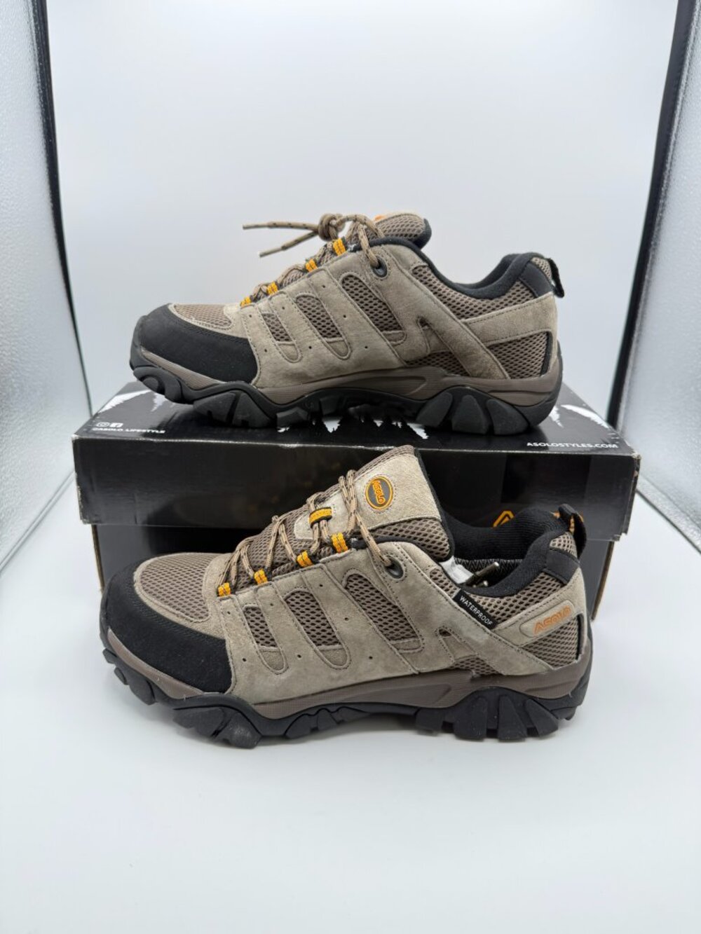 ASOLO Men's Walnut Size 9.5 New With Box